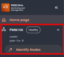PMM HA Status badge